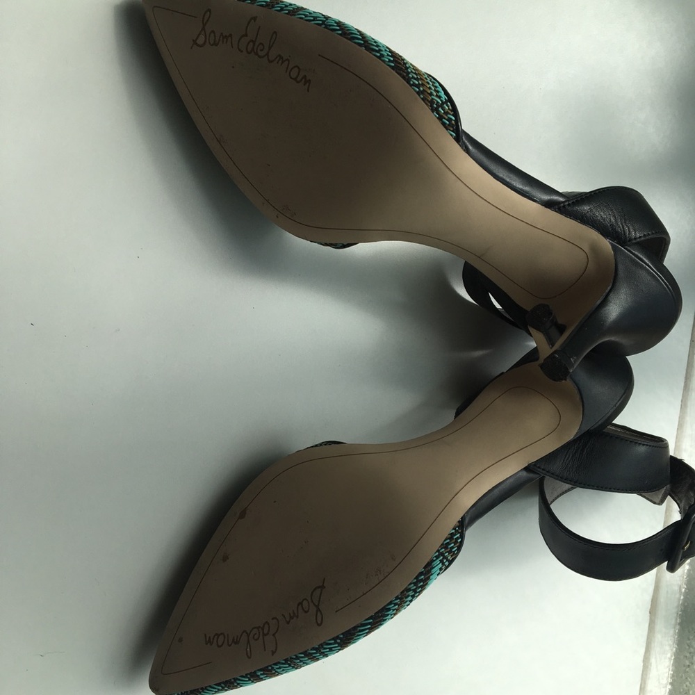 Sam Edelman Okala blue brown and black shoes - Picture 4 of 4